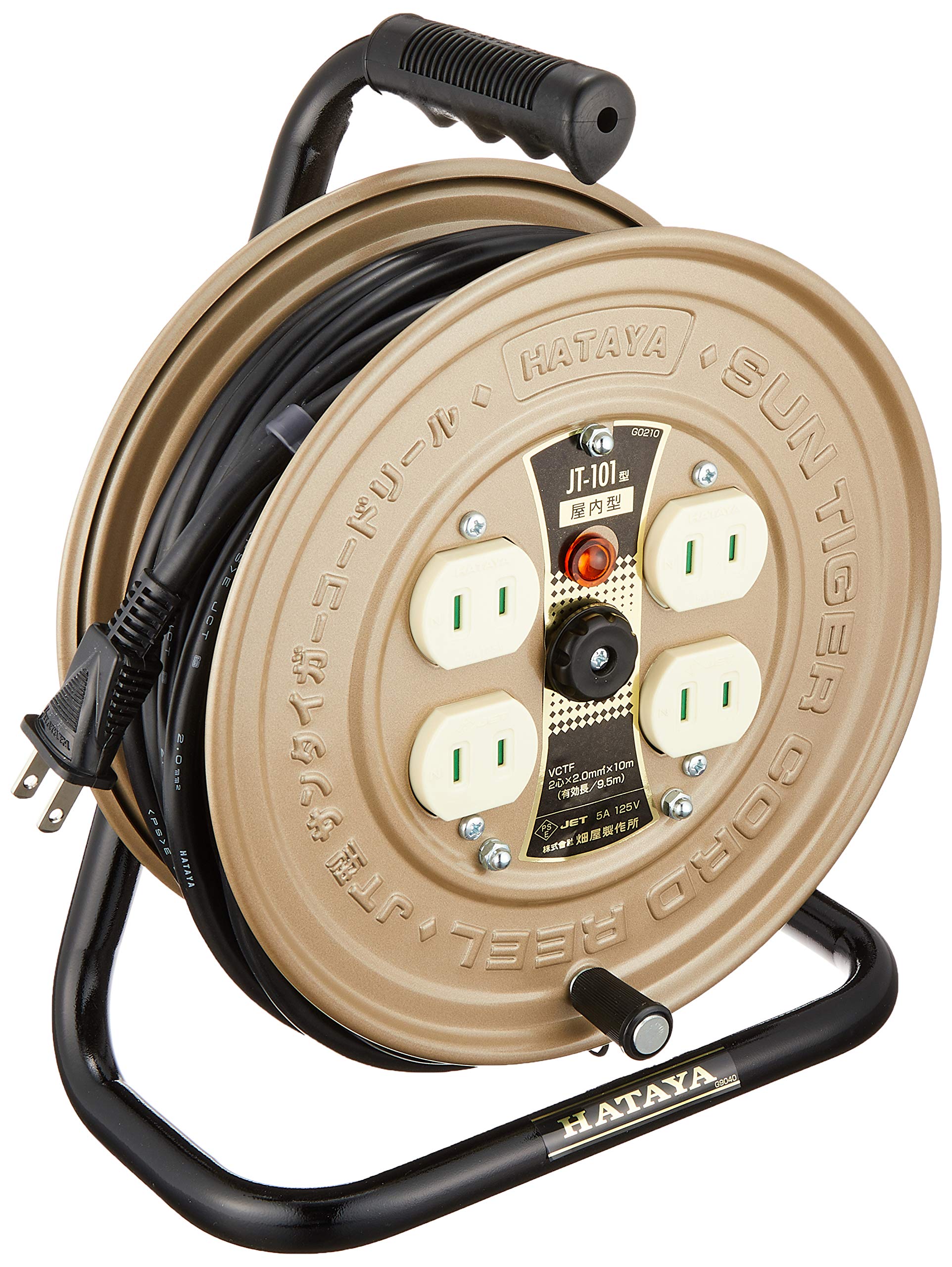ハタヤ パーソナルタイプコードリール JT-101 bme6fzu Amazon | ハタヤ パーソナルタイプコードリール JT-101 & プラグ